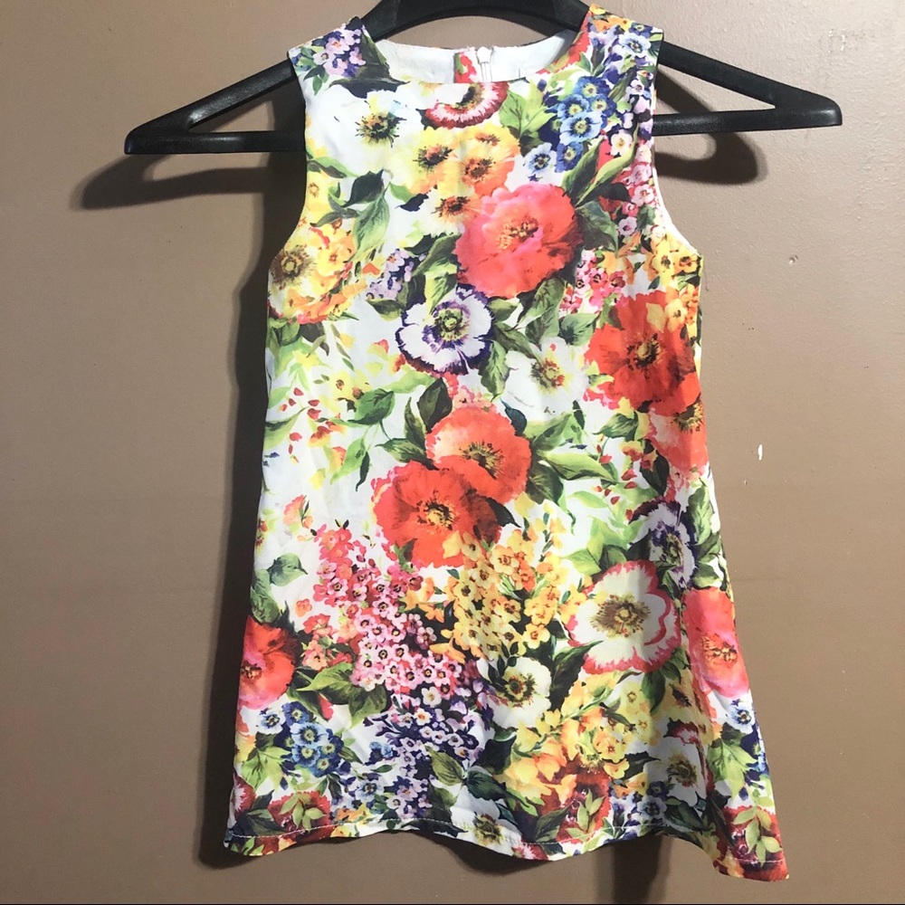 Point Time Toddler Girls Size 3T Floral Dress
